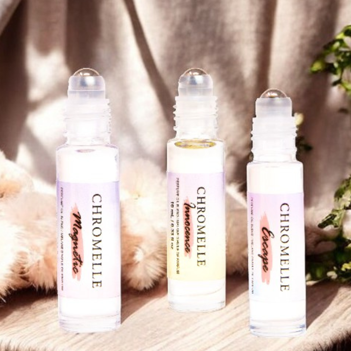 Create Your Own Set of Three Chromelle Perfume Oils